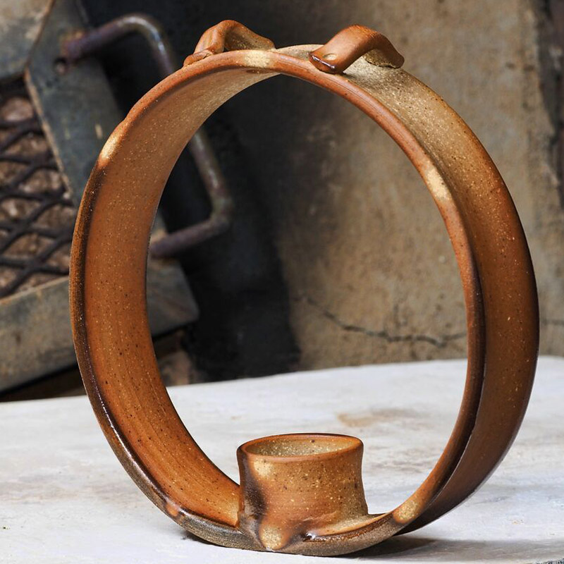 Woodfired Pottery Candle Ring